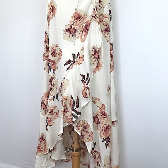 Leith Nordstrom Dress Wrap Floral Maxi NWT Sp - Picture 4 of 9